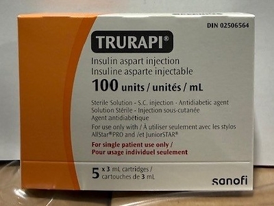 Trurapi SoloSTAR 100 IU/mL – box of 5 pens