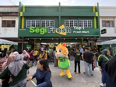SEGI FRESH PERKENAL KONSEP CAWANGAN BAHARU DAN IDENTITI JENAMA DIPERBAHARUI DI BIDOR