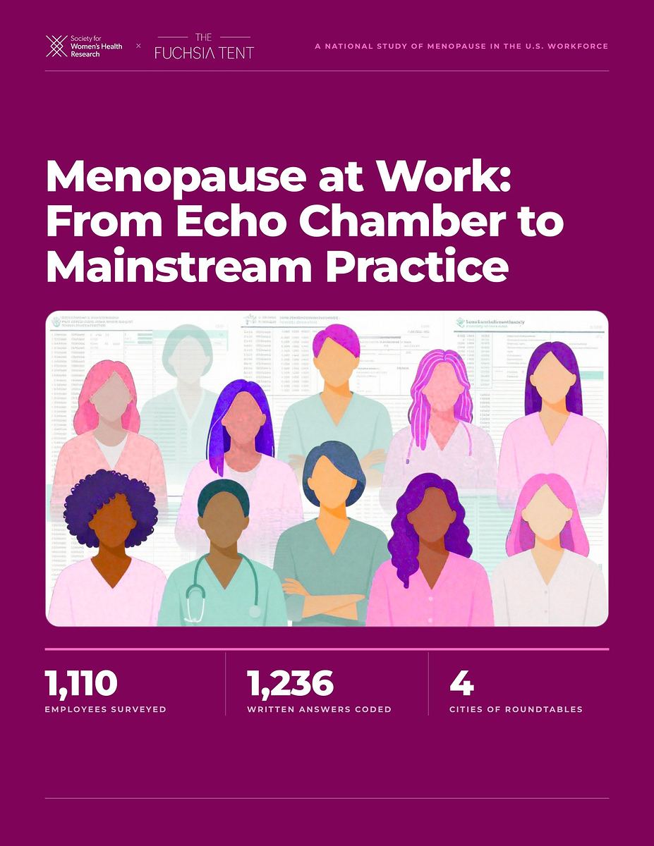 Menopause at Work: From Echo Chamber to Mainstream Practice report cover