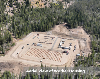 Aerial View of Worker Housing