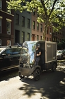 Quatro on a residential brownstone street