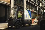 Net Zero Logistics Quatro on a New York delivery route