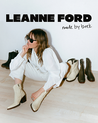 After Years of Making Boots Her Signature, Leanne Ford Returns to Fashion with Debut Boot Collection Made by beek