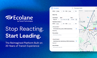 Transit Technologies Announces Reimagined, Connected Ecolane Platform for Transit Operations