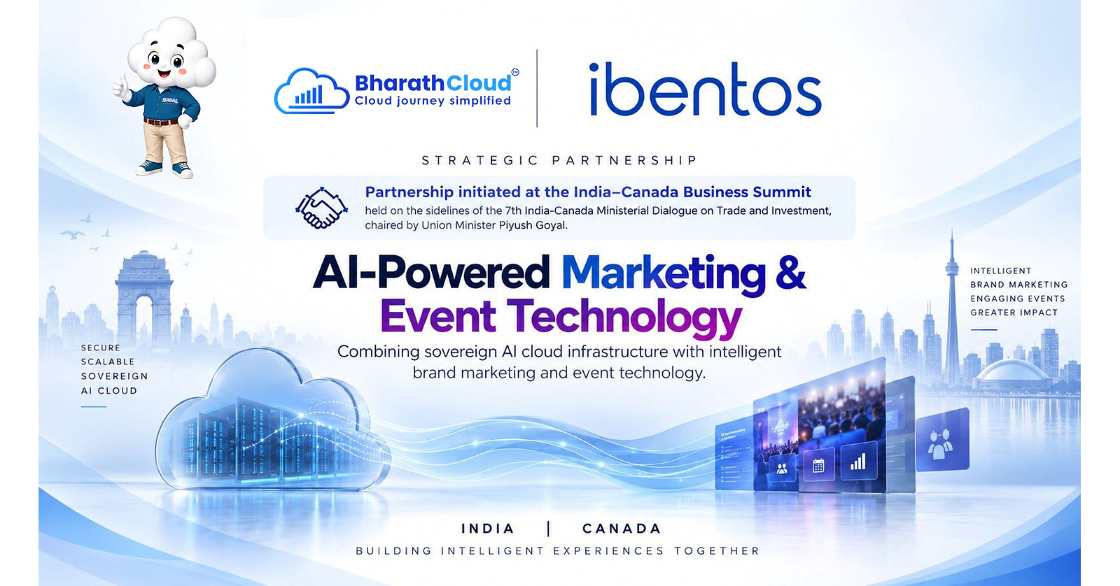 BharathCloud, ibentos Forge India-Canada Partnership to Scale AI-Powered Marketing and Event Technology