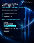 Midea sẽ công bố kiến trúc siêu hội tụ điện năng - làm mát đầu tiên trong ngành tại Data Center World Asia 2026