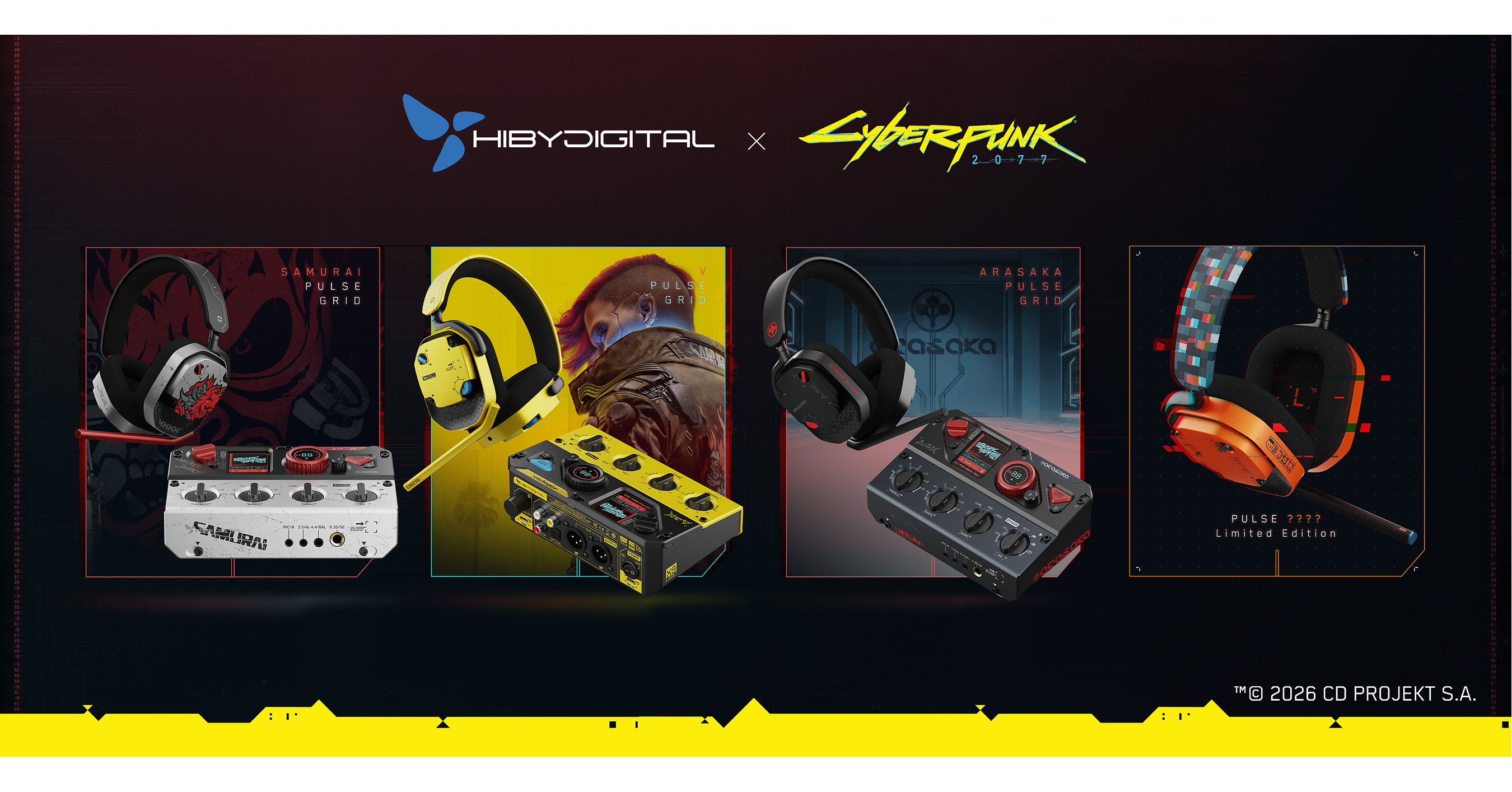 HiBy Officially Unveils Cyberpunk 2077 Collaboration Products HiBy Officially Unveils Cyberpunk 2077 Collaboration Products