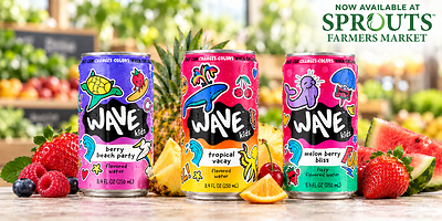 Wave Kids Launches Nationwide at Sprouts Farmers Market, Bringing a New Generation of Kids' Beverages to Retail