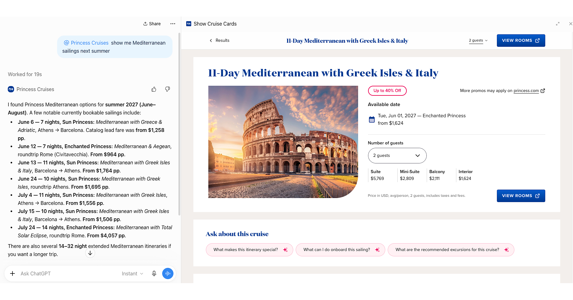 Princess Cruises Becomes First Global Cruise Line to Launch AI-Powered ...