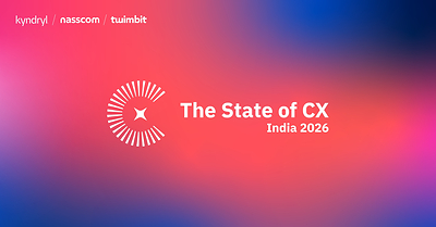State of CX India 2026  India's Biggest CX Benchmark Just Got Bigger: Twimbit, Nasscom and Kyndryl Set to Launch The State of CX India 2026, Benchmarking 500 Companies Across India State of cx india 2026 single image survey ad