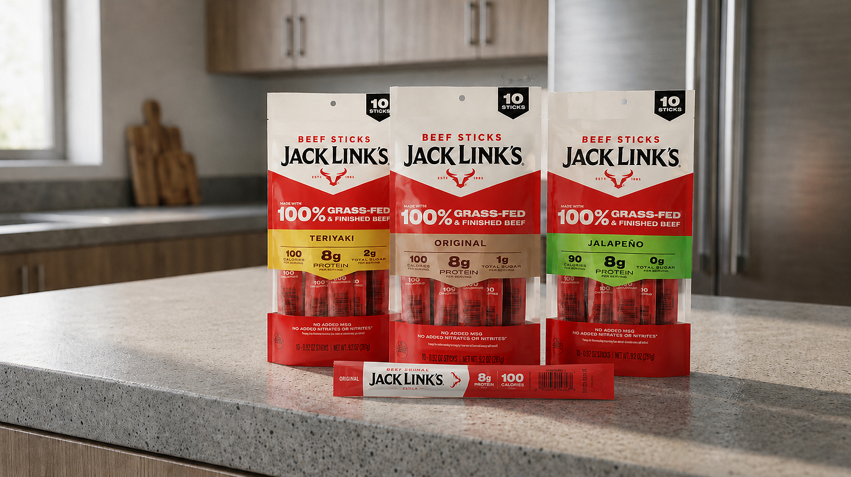 Jack Link's® Introduces Grass-Fed &amp; Finished Beef Stick Multipacks and LiL' Links Mini Stick Multipacks