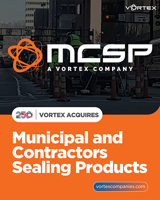Vortex Companies Expands Geotechnical Services Platform with Acquisition of Municipal & Contractors Sealing Products (“MCSP”)