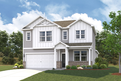 Meadowlark Plan Exterior Rendering | New Homes in Antioch, TN | Martins Glen by Century Communities