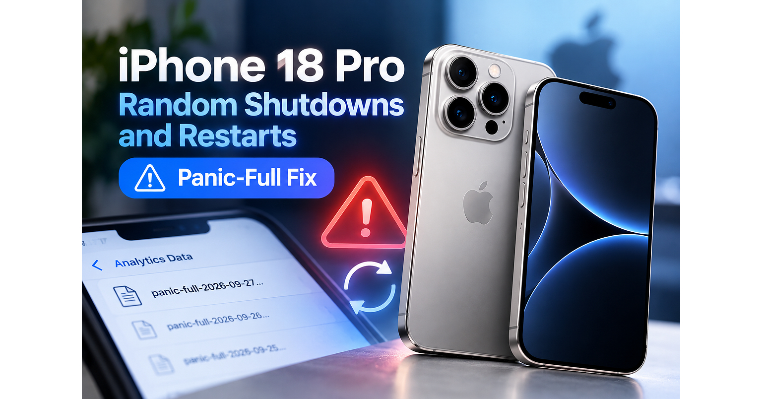 iPhone 18 Pro Random Shutdowns and Restarts: Panic-Full Fix from Tenorshare