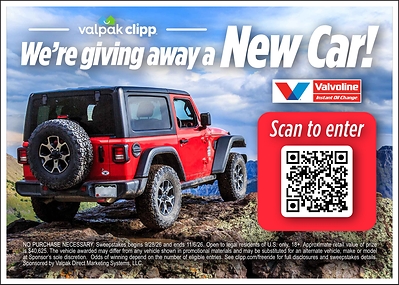 Valpak Clipp Car Giveaway