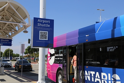 Ontario International Airport launches real-time shuttle tracking system