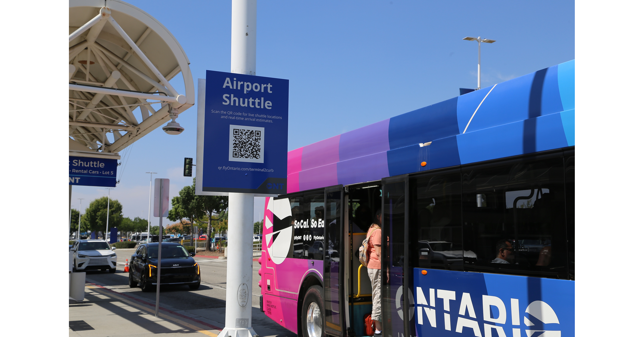 Ontario International Airport launches real-time shuttle tracking system