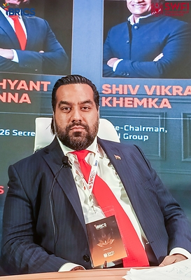 Dushyant Khanna while hosting the BRICS Boardroom during iBRICS Summit 2026 in New Delhi.