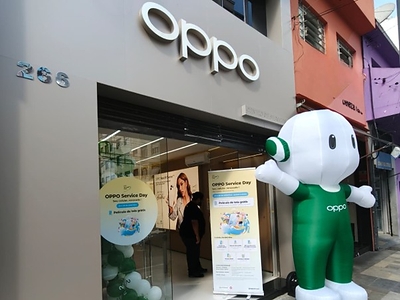 OPPO realiza primeiro Service Day no Brasil com película grátis para celulares de qualquer marca