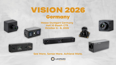 Leopard Imaging® to Showcase Advanced AI Perception and Imaging Solutions at VISION 2026
