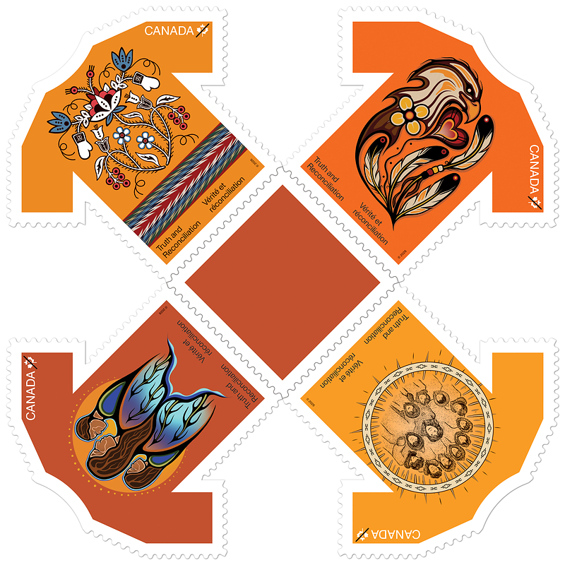 New stamps recognize historic milestone for Orange Shirt Day