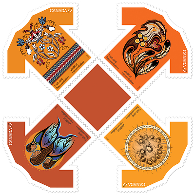 De nouveaux timbres soulignent un jalon historique pour la Journée du chandail orange