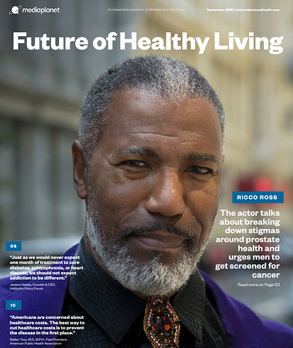 Actor Ricco Ross works to destigmatize being aware of prostate health for men. 
