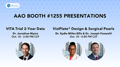 Avisi Technologies to Present VisiPlate® 2-year Data at American Academy of Ophthalmology Annual Meeting