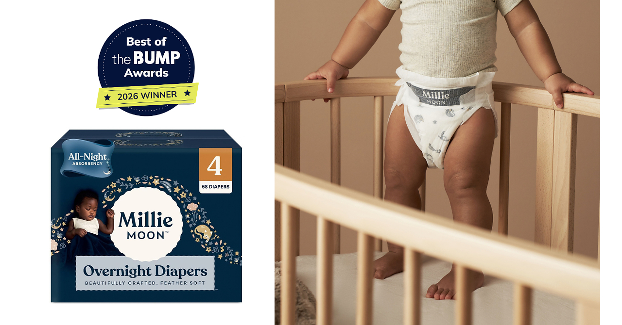 MILLIE MOON LUXURY OVERNIGHT DIAPERS WIN THE BUMP'S 2026 BEST OF THE BUMP AWARDS