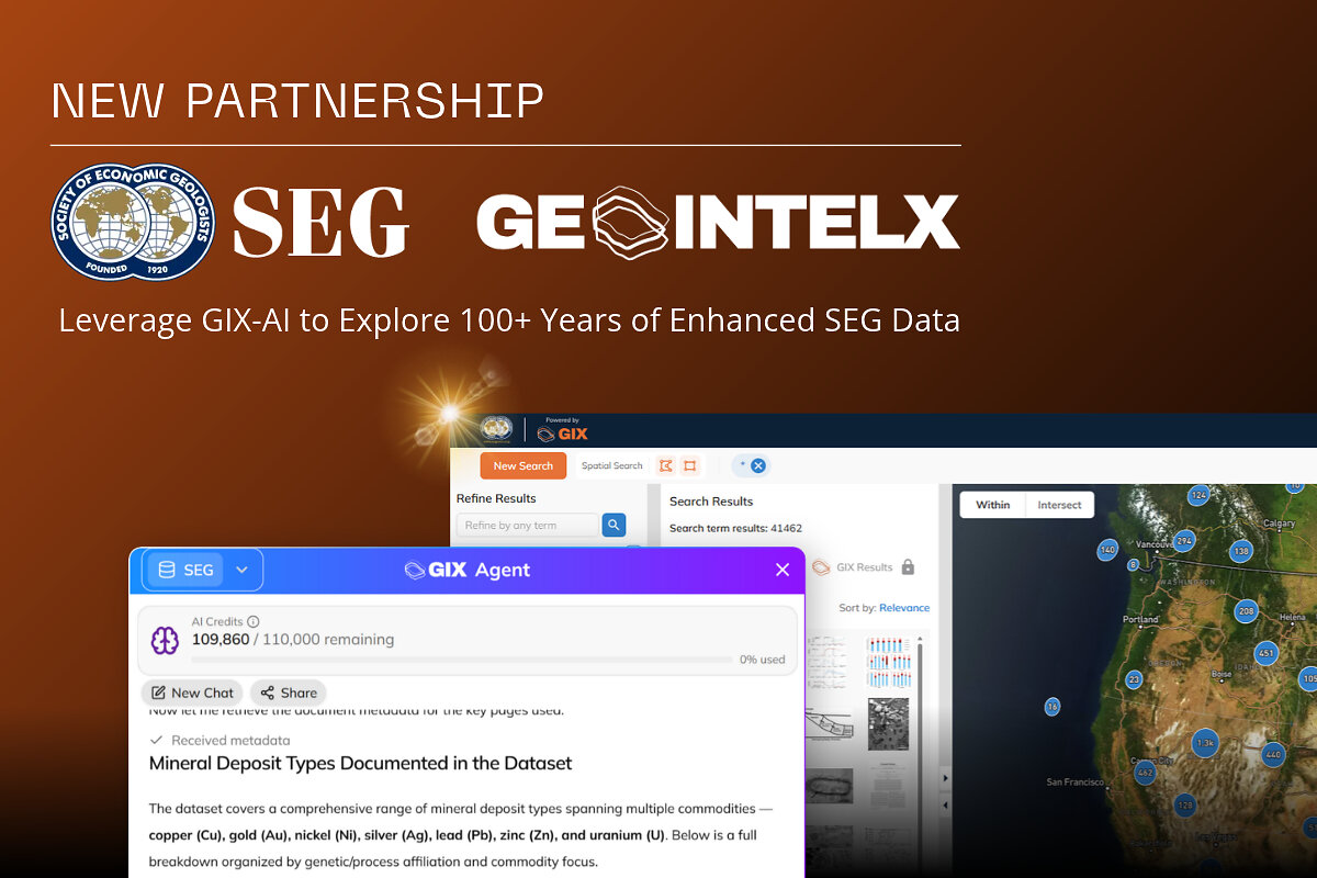 GeoIntelX and SEG to Fold a Century of Geological Publications Into GIX