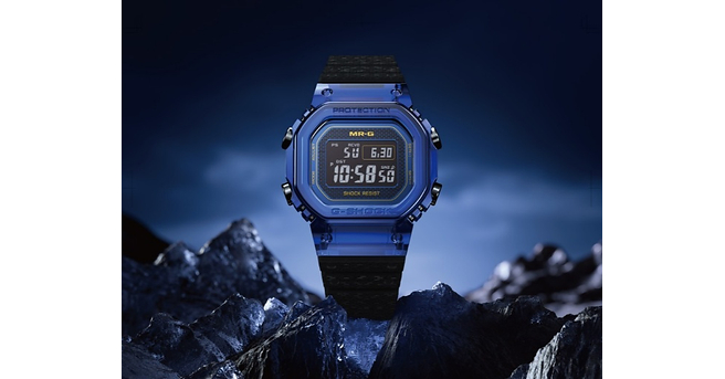 Casio to Release MR-G Crafted in Blue Sapphire Crystal