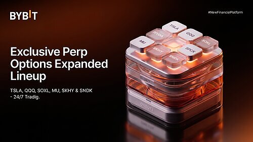 Bybit Expands TradFi Perp Options with Tesla, QQQ, SOXL and More, Launches Trading Challenge with Up to 70,000 USDT in Prizes This image opens in the lightbox