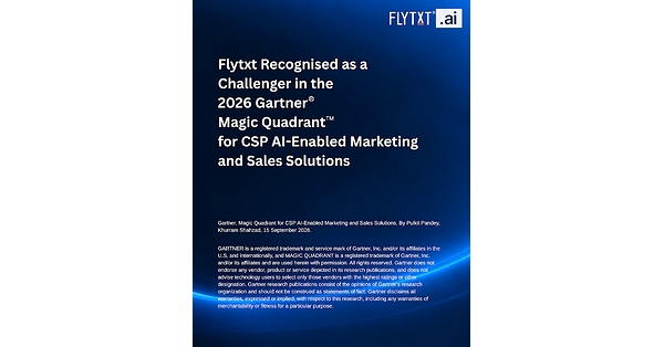 Flytxt Named a Challenger in 2026 Gartner Magic Quadrant for CSP AI-Enabled Marketing and Sales Solutions - News Directory 3