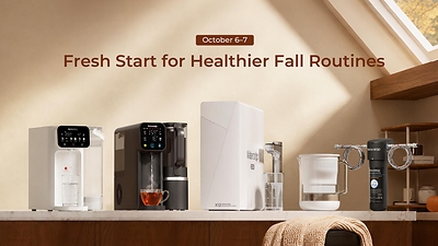 Waterdrop Filter Brings Better Water to Healthier Fall Routines This Prime Big Deal Days