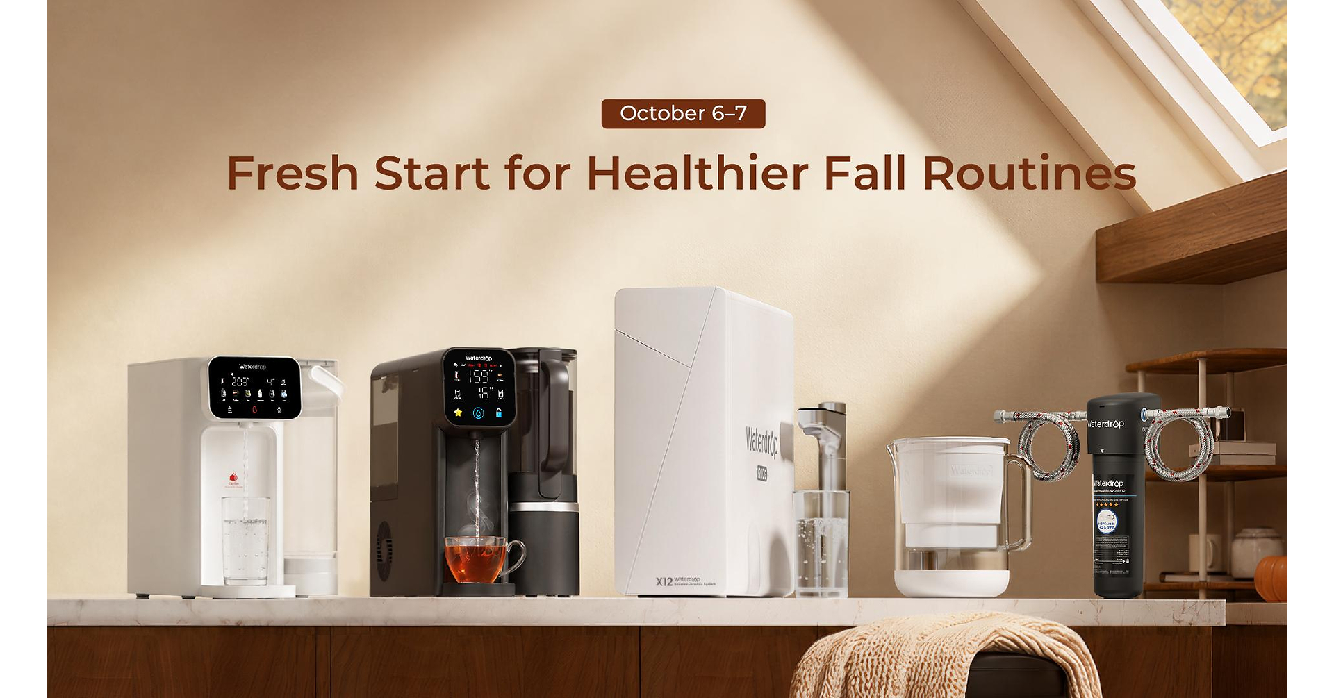 Waterdrop Filter Brings Better Water to Healthier Fall Routines This Prime Big Deal Days