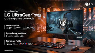LG UltraGear recebe novos monitores gamers de até 200Hz