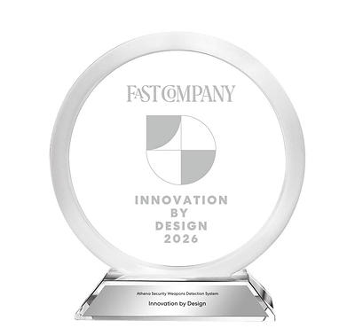 Award for Innovation by Design to Athena Security by Fast Company
Award for Innovation by Design to Athena Security by Fast Company