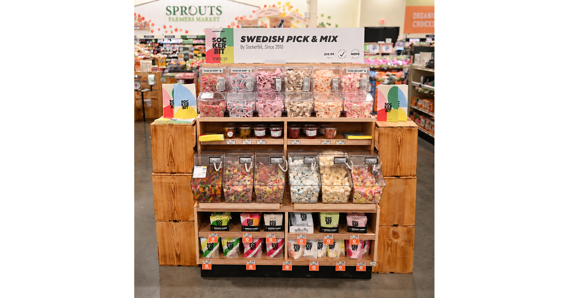 Sockerbit and Sprouts Debut Swedish Pick & Mix in a Strategic Pilot Rollout