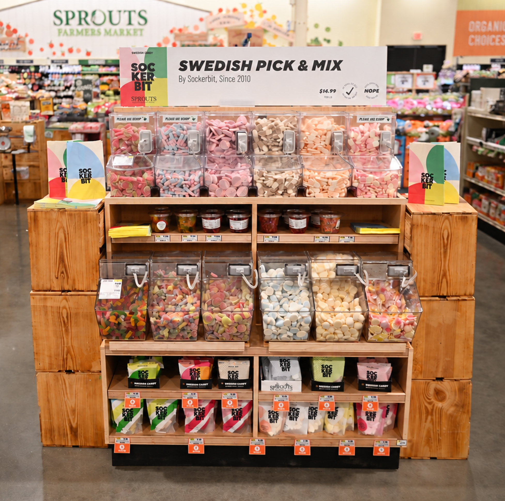 Sockerbit and Sprouts Debut Swedish Pick &amp; Mix in a Strategic Pilot Rollout