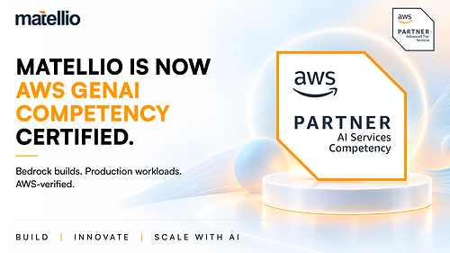 Matellio is now AWS Generative AI Competency Certified