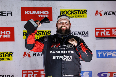 KUMHO TIRE DRIVER JACK SHANAHAN CLAIMS THIRD AT FORMULA DRIFT LAS VEGAS
