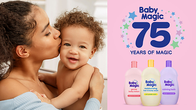 Baby Magic® Celebrates 75 Years of Trusted Care Across Generations