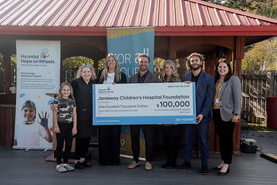 Hyundai Hope on Wheels helps advance childhood cancer care in Atlantic Canada with $200,000 donation
