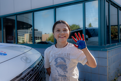 Hyundai Hope on Wheels Handprint Ceremonies in Atlantic Canada