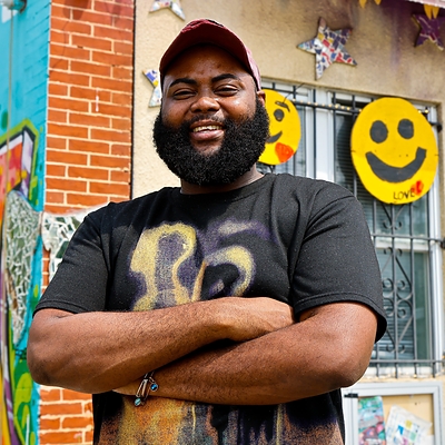 Dorian Walker, a 2026 Baltimore Community Foundation Neighborhood Spotlight Award winner from Sandtown-Winchester, supports residents across West Baltimore through trauma-informed care, counseling, youth programming, workforce development, and pathways to economic stability through the Family Survivor Network.