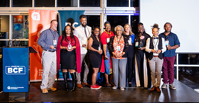 Baltimore Community Foundation (BCF) celebrates its 2025 Neighborhood Spotlight Award honorees during the annual State of BCF event. The awards recognize grassroots leaders working to strengthen neighborhoods and improve the lives of their neighbors.