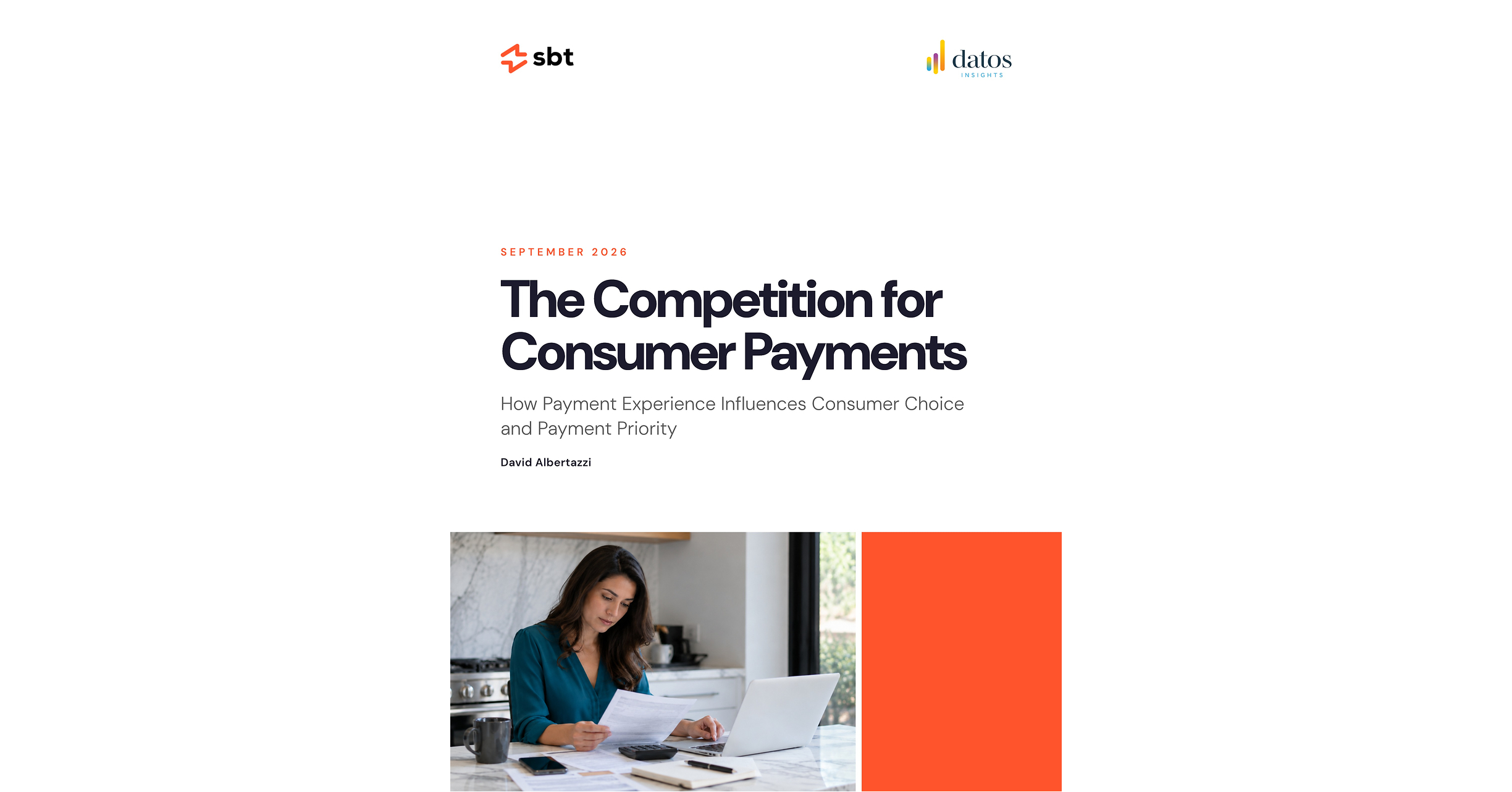 New SBT Research with Datos Insights Finds Two-Thirds of Consumers Expect to Pay a Bill in Three Steps or Fewer