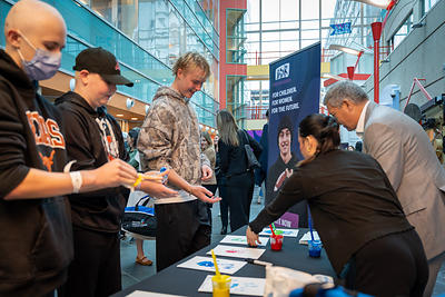 Hyundai Hope on Wheels Handprint Ceremonies in Atlantic Canada