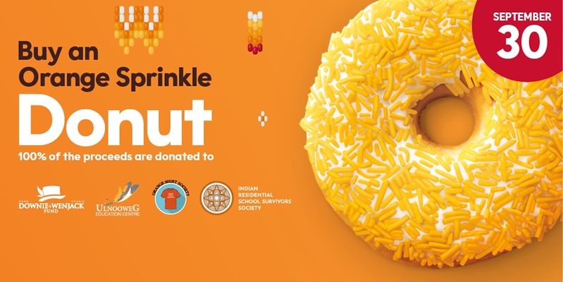 Tim Hortons® Orange Sprinkle Donut returns today with 100% of proceeds supporting Indigenous organizations
