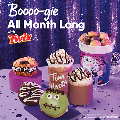 Mummies, Monsters, and TWIX® and Treat: Tim Hortons U.S. Unveils
